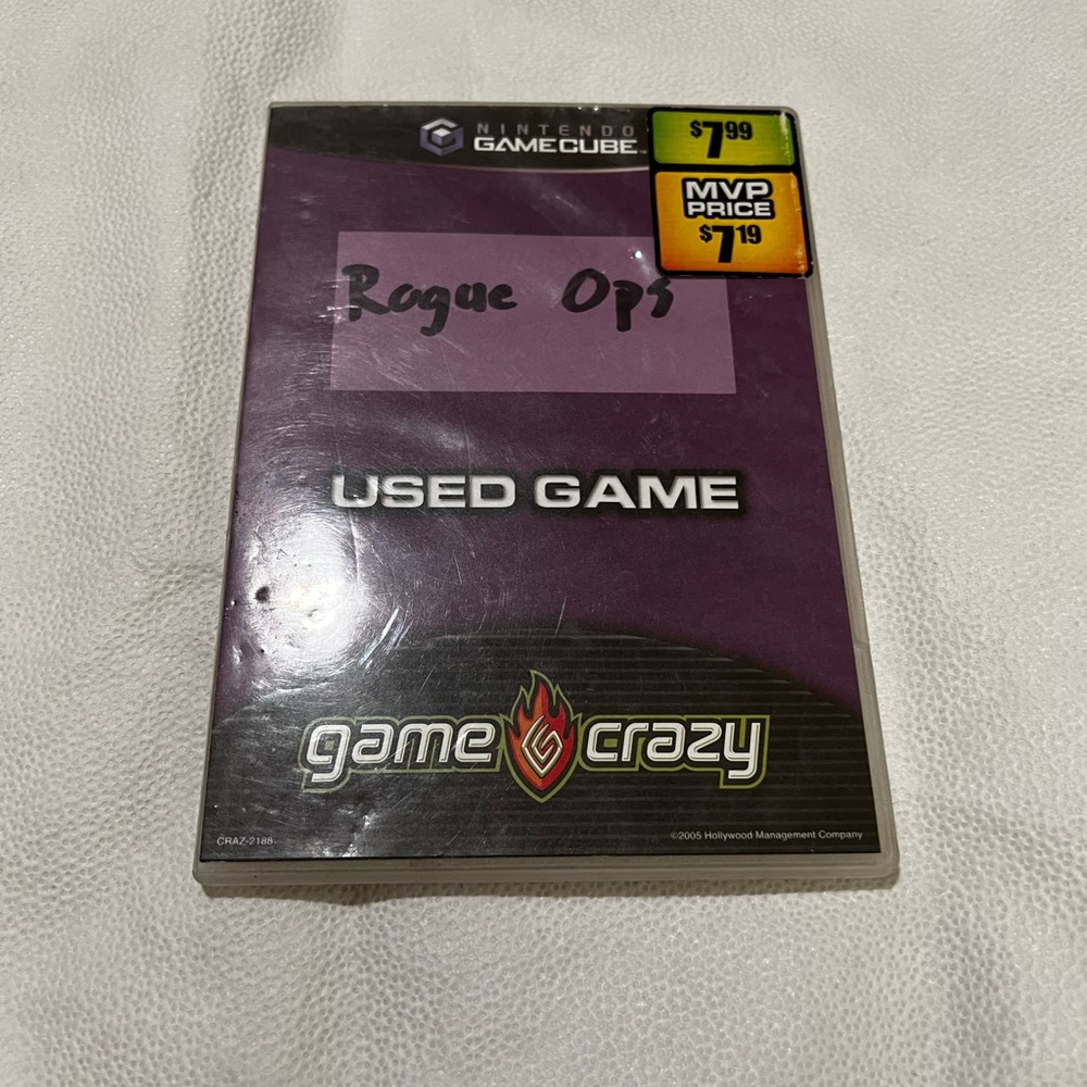 Rogue ops for Nintendo GameCube
